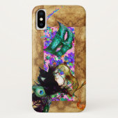 MARDI GRAS MASQUERADE parchment confetti Case-Mate iPhone Case (Achterkant)