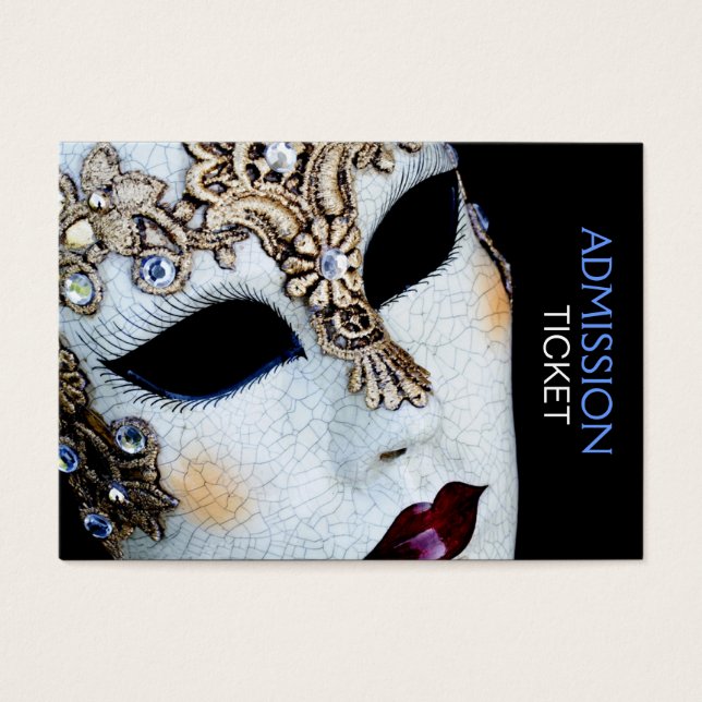 Mardi Gras Masquerade Party Billets d'entrée (Devant)