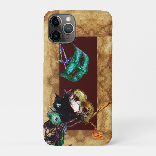 MARDI GRAS MASQUERADE-perkament Case-Mate iPhone Case (Achterkant)