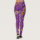 Mardi Gras Masquerade Pop Mode Leggings (Achterkant)
