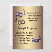 Mardi Gras Masquerade Prom Invitations (Dos)