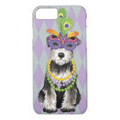 Mardi Gras Mini Schnauzer Case-Mate iPhone Case (Achterkant)