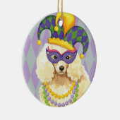 Mardi Gras Miniature Podle Keramisch Ornament (Rechts)