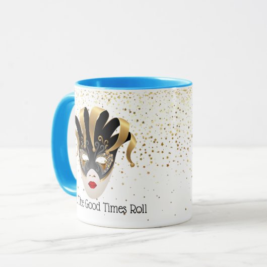 Mardi Gras Mok-Let the Good Times Roll Mok (Voorkant links)