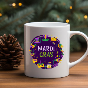 Mardi Gras Mok voor feestelijke feestdagen
