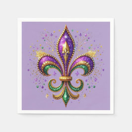 Mardi Gras Napkin Servet