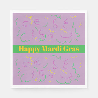 Mardi Gras Napkins Servet