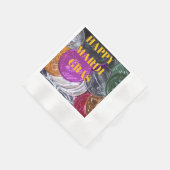 Mardi Gras Napkins Servet (Hoek)