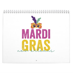 Mardi Gras New Orleans 2024 Carnaval Gift Kalender