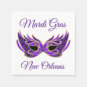 Mardi Gras New Orleans Masker Servetten