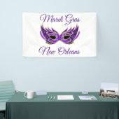 Mardi Gras New Orleans Masker Spandoek (Beurs)