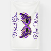 Mardi Gras New Orleans Masker Spandoek (Verticaal)