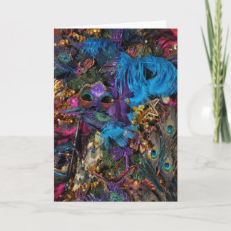 Mardi Gras / New Orleans notecard Kaart