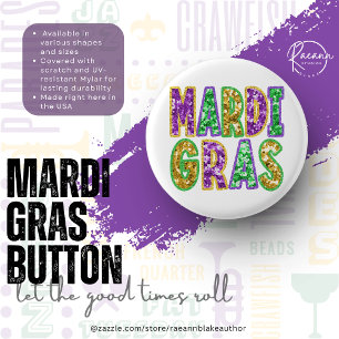 Mardi Gras Ontwerp Knoop Ronde Button 3,2 Cm
