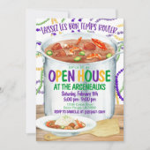 Mardi Gras Open House Invitation (Devant)