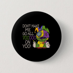 Mardi Gras Outfit voor Dames Laat me niet helemaal Ronde Button 5,7 Cm