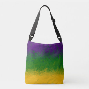 Mardi Gras Paint Crossbody Tas