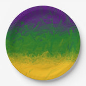 Mardi Gras Paint Papieren Bordje (Voorkant)