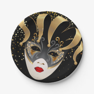 Mardi Gras Paper Borden Papieren Bordje