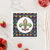 Mardi Gras Papier  Servet (Insitu)