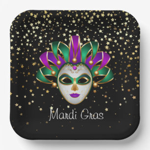 Mardi Gras Papieren Bordje