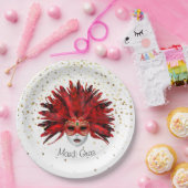 Mardi Gras Papieren Bordje (Feest)