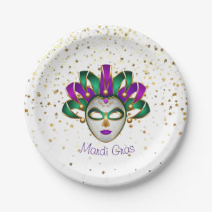 Mardi Gras Papieren Bordje