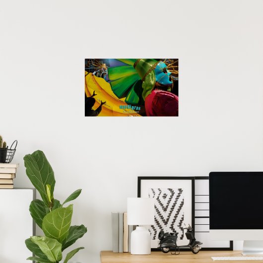 Mardi Gras Parade Poster (Thuiskantoor)