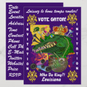 Mardi Gras Party Best Uitzicht large Gelieve notit Kaart (Voorkant / Achterkant)