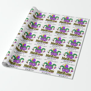 Mardi Gras Party Cadeaupapier