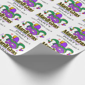 Mardi Gras Party Cadeaupapier (Hoek)