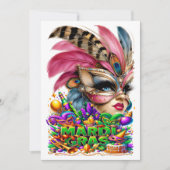 Mardi Gras - Party Invitation (Devant)