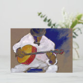 MARDI GRAS PARTY INVITATION ~EZ TO CUSTOMIZE KAART (Staand voorkant)