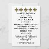 Mardi Gras - Party Invitation Kaart (Achterkant)