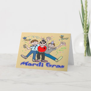 Mardi Gras Party Kaart