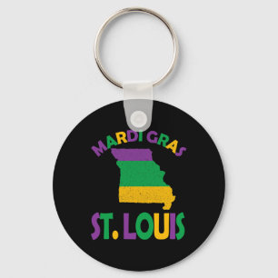 Mardi Gras Party St. Louis Missouri Sleutelhanger