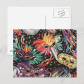 Mardi Gras Party Uitnodiging Briefkaart (Voorkant / Achterkant)