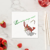 Mardi Gras Partydad Crawfish Servet (Insitu)