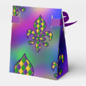Mardi Gras Pattern Bedankdoosjes (Achterkant)