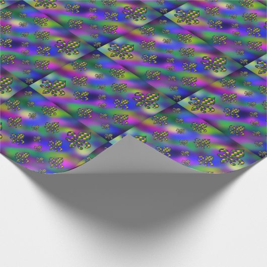 Mardi Gras Pattern Cadeaupapier (Hoek)