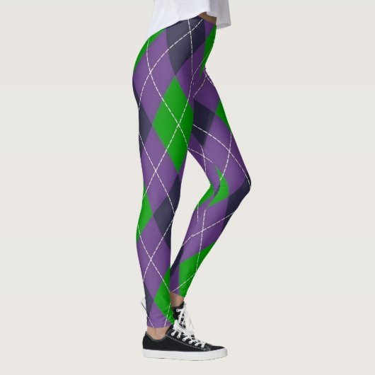 Mardi Gras Pattern mardi-gras Leggings (Rechts)