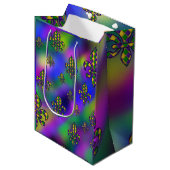 Mardi Gras Pattern Medium Cadeauzakje (Voorkant Gekanteld)