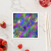 Mardi Gras Pattern Servet (Insitu)