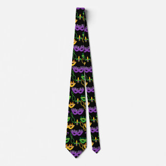 Mardi Gras Patterned Stropdas