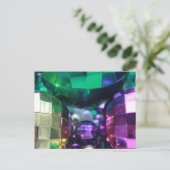 Mardi Gras Perles Carte Postale Modèles d'invitati (Debout devant)