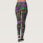 Mardi Gras Perles Masques Leggings Pantalons confo (Dos)