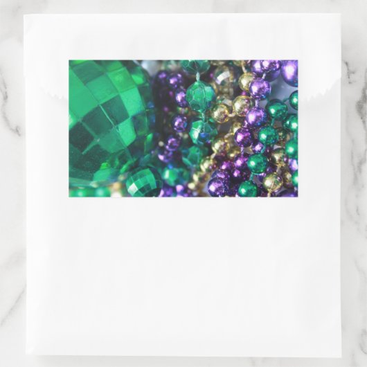 Mardi Gras Perles Stickers Decal Customisés (Sac)