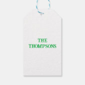 Mardi Gras Persoonlijke Gift Labels Cadeaulabel (Achterkant)