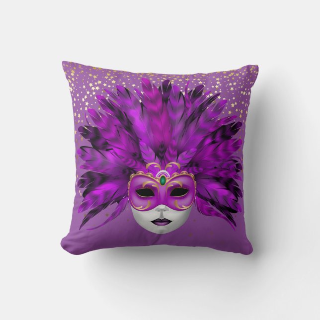 Mardi Gras Pillow Kussen (Voorkant)