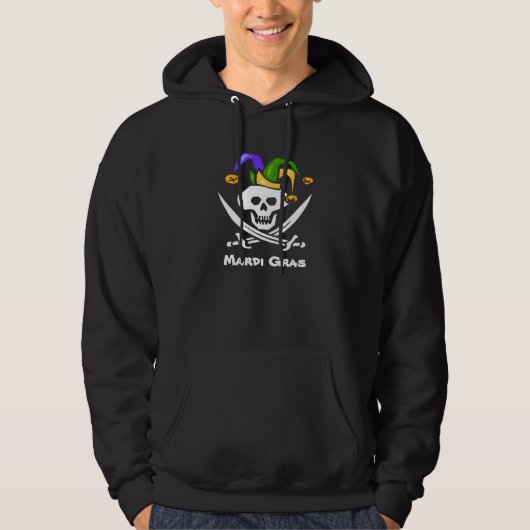 Mardi Gras Pirate Hoodie (Voorkant)